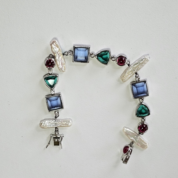 Genuine Ross Simons Bracelet in Sterling Silver. - Picture 6 of 7